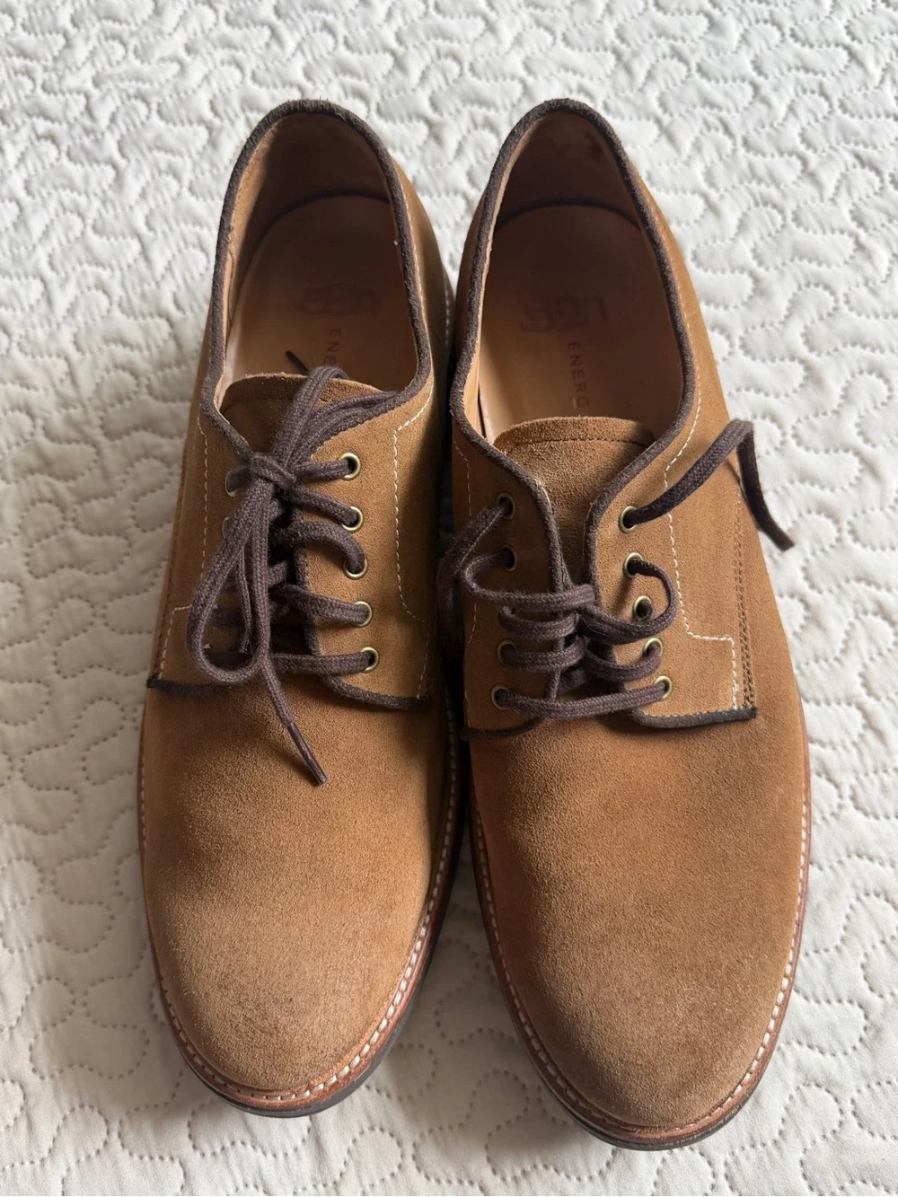 UGG Jovic Buck Men’s Chesnut Tan Suede With ENERG Comfort System Insole Size 10